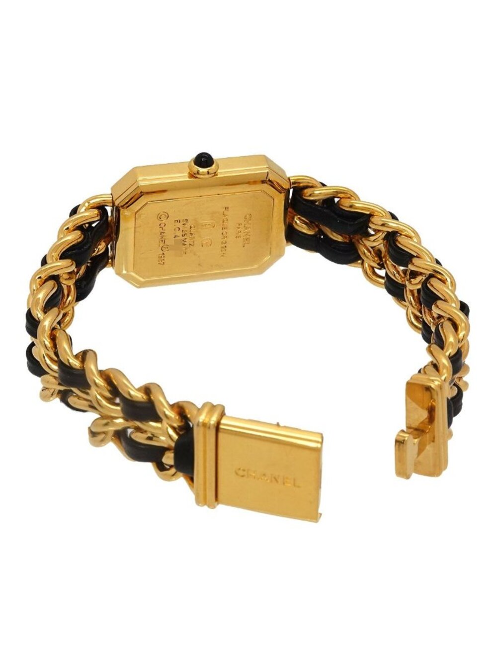 Chanel Premiere M Vintage Watch Black Gold - Picture 4 of 6
